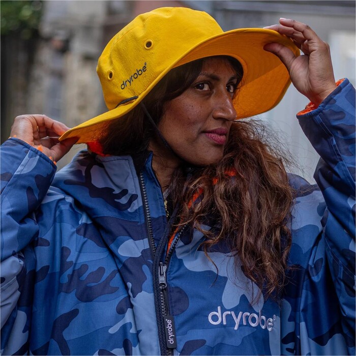 2024 Dryrobe Quick Dry Hut Mit Krempe QDBRIMHAT - Yellow